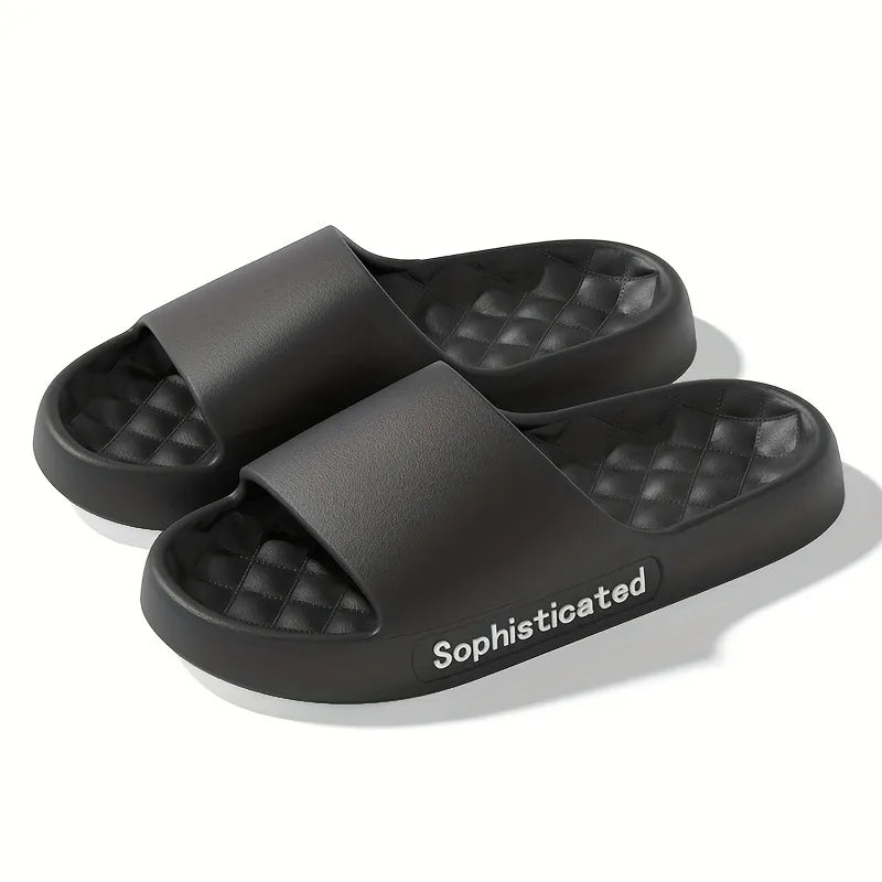 Non-slip Casual Beach Slides 5576316 - TUZZUT Qatar Online Shopping