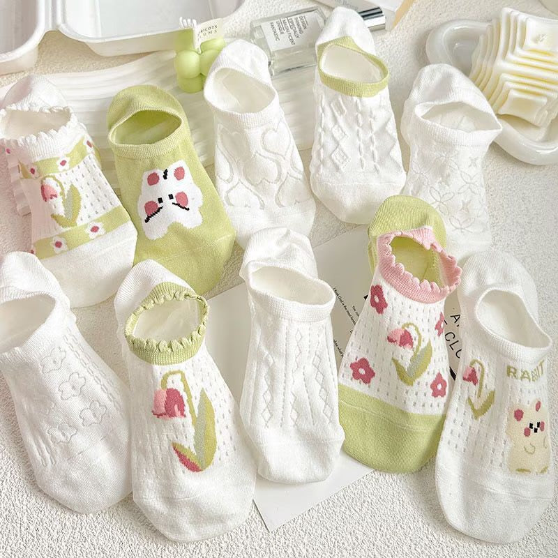 10 Pcs Women 's Invisible Sock 575039 - TUZZUT Qatar Online Shopping