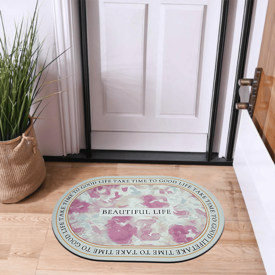 Super Absorbent Quick-drying Non-Slip Bathroom Floor Mat (Size: 40*60cm) Diatom Ooze Bath Mat - - 22004131