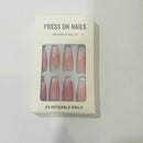 24pcs REMOVABLE FAKE NAILS BEAUTY NAIL ART FASHION STYLE - TUZZUT Qatar Online Shopping