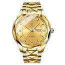 Men's Tungsten Steel Watch with Calendar, Stylish Design S4802970 - TUZZUT Qatar Online Shopping