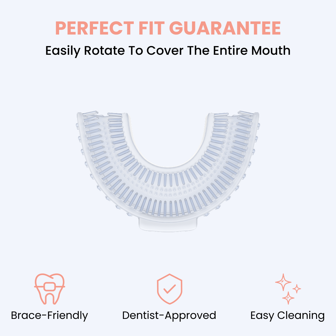 U-Shaped Automatic 360° Whitening Electric Toothbrush For Kids U-Shaped Automatic 360° Whitening Electric Toothbrush For Kids