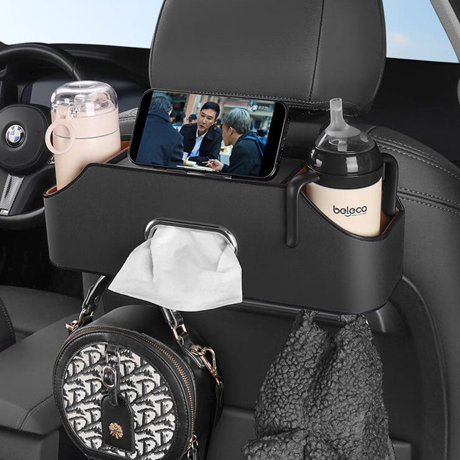 Car Seat Headrest Storage Organizer Box, Car Seat Cup, Tissue Box Holder, Mobile Holder B-117200 Car Seat Headrest Storage Organizer Box, Car Seat Cup, Tissue Box Holder, Mobile Holder B-117200