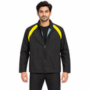 Men’s Black and Yellow Zip-Up Sports Jacket NS29