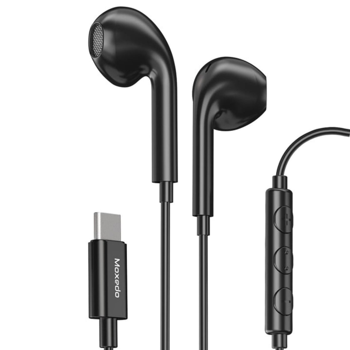 Moxedo Wired Stereo USB Type C Earphone with In-line Mic & Remote Moxedo Wired Stereo USB Type C Earphone with In-line Mic & Remote