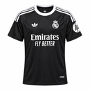 Real Madrid Black & White Short-Sleeve Football Jersey CJ01
