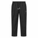 Men’s Black Drawstring Straight-Leg Trousers YD40