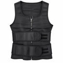 Black Waist Trainer Vest with Double Adjustable Belts YD17