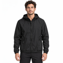 Men’s Black Hooded Zip-Up Jacket NS49