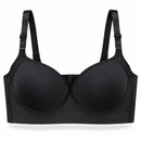 Women’s Black Longline Bra with Adjustable Straps 374819