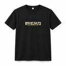 Black & Gold Graphic Crewneck T-Shirt TJ562