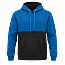 Men’s Blue & Charcoal Colour-Block Pullover Hoodie NS65
