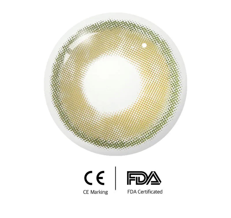 Unibling Marina Green Contact Lenses for Eyes (1 Pair) - TUZZUT Qatar Online Shopping