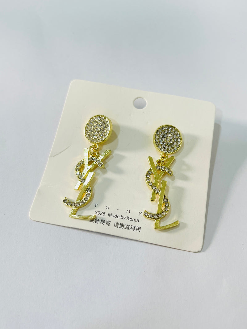 Beautiful Zircon Pearl Tassel Earrings Korean Style S3359304 - TUZZUT Qatar Online Shopping