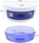 Portable UV Sterilizer Towel Cabinet Box for Nail Beauty Salon Tool Disinfection GERMIX SM -504B - TUZZUT Qatar Online Shopping