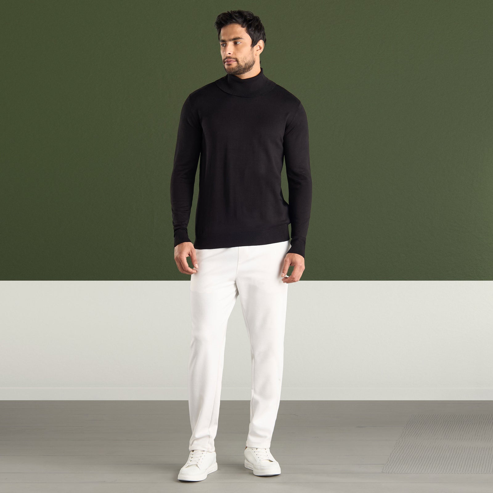 Plain Turtleneck Sweater TS55 Plain Turtleneck Sweater TS55