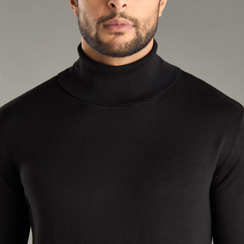 Plain Turtleneck Sweater TS55