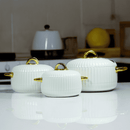 High Quality Insulated Casserole Set 3 Pcs Hot Pot -1000ml/2000ml/3500ml -FW211 - TUZZUT Qatar Online Shopping