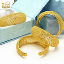 Gold Color Bangles For Women Arabic Luxury Charm Bracelet S4450457 - TUZZUT Qatar Online Shopping