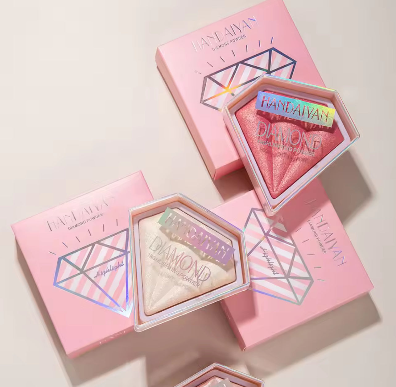 HANDAIYAN Diamond Shimmer Glitter Highlight Powder 412965 HANDAIYAN Diamond Shimmer Glitter Highlight Powder 412965
