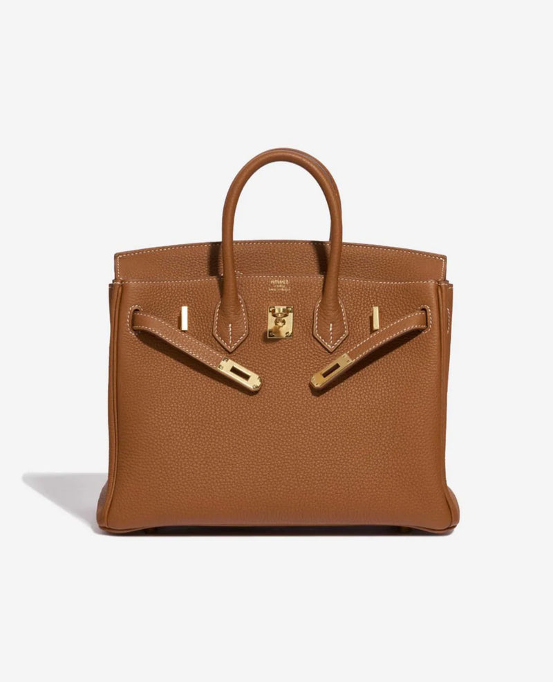 Birkin Togo Leather Brown Handbag BK30 - TUZZUT Qatar Online Shopping