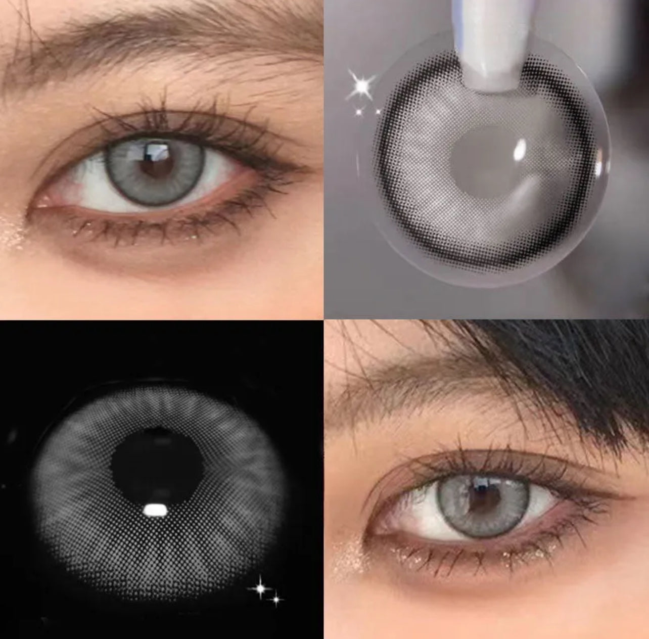 Unibling Iceland Silver Contact Lenses for Eyes (1 Pair) Unibling Iceland Silver Contact Lenses for Eyes (1 Pair)