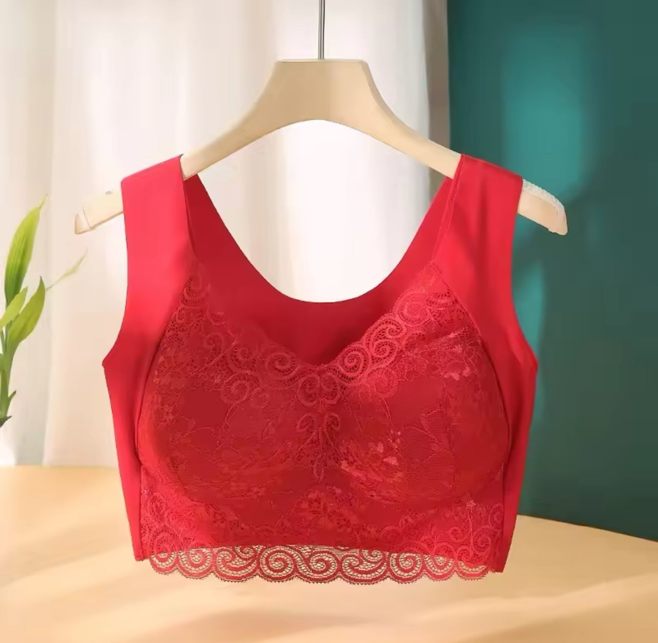 Women Lace Gathered Beauty Back Wireless Bralette Push Up Underwear-wb11/50225 Women Lace Gathered Beauty Back Wireless Bralette Push Up Underwear-wb11/50225