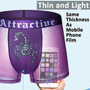 1pc Mens Scorpio Print Ice Silk Underwear 163179 - TUZZUT Qatar Online Shopping