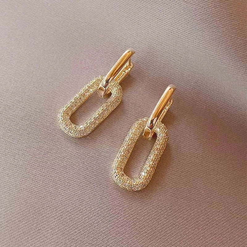 U-shaped Earrings Charming Glamour Fashion Earrings Birthday Gift For Women's S750514 - TUZZUT Qatar Online Shopping