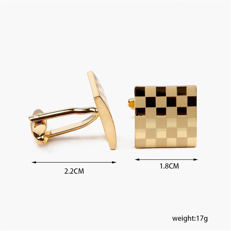 Premium gold Cufflinks brand new fashion jewelry XK19S00