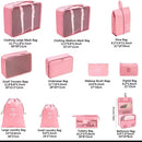 8pcs/Set Travel Storage Bags Luggage Compartment Classified Storage Bag 494609 - TUZZUT Qatar Online Shopping