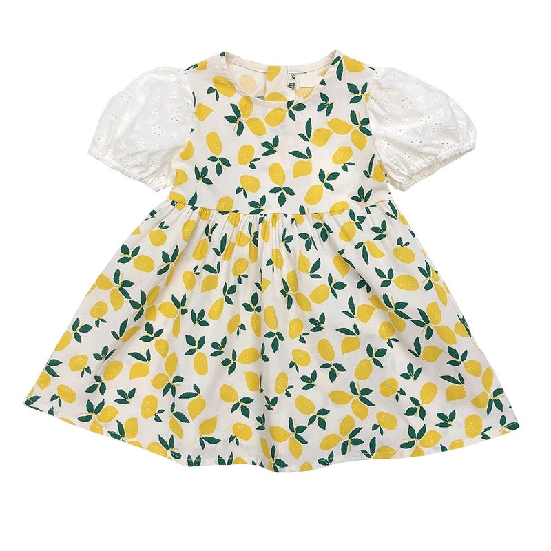 Lemon Floral Dress for Baby Girl – Charming Summer Outfit 1576991 - TUZZUT Qatar Online Shopping