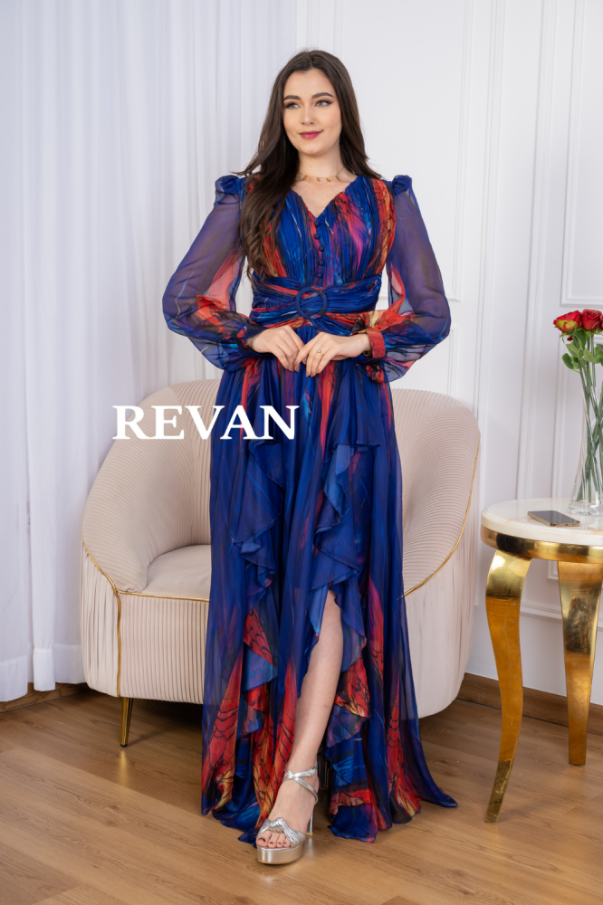 Spring Fashion European Elegant Chiffon Dress S4966424 - TUZZUT Qatar Online Shopping