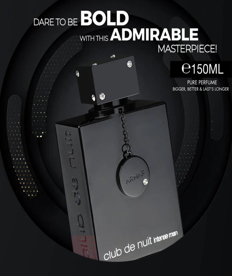 Armaf Club De Nuit Intense Man Pure Parfum 150ml –  (Inspired by Creed Aventus) - TUZZUT Qatar Online Shopping