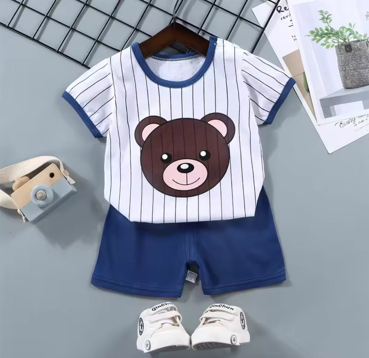 Clothes Sets Boy Cartoon Suit Children Short-Sleeved T-Shirt 1590742 Clothes Sets Boy Cartoon Suit Children Short-Sleeved T-Shirt 1590742