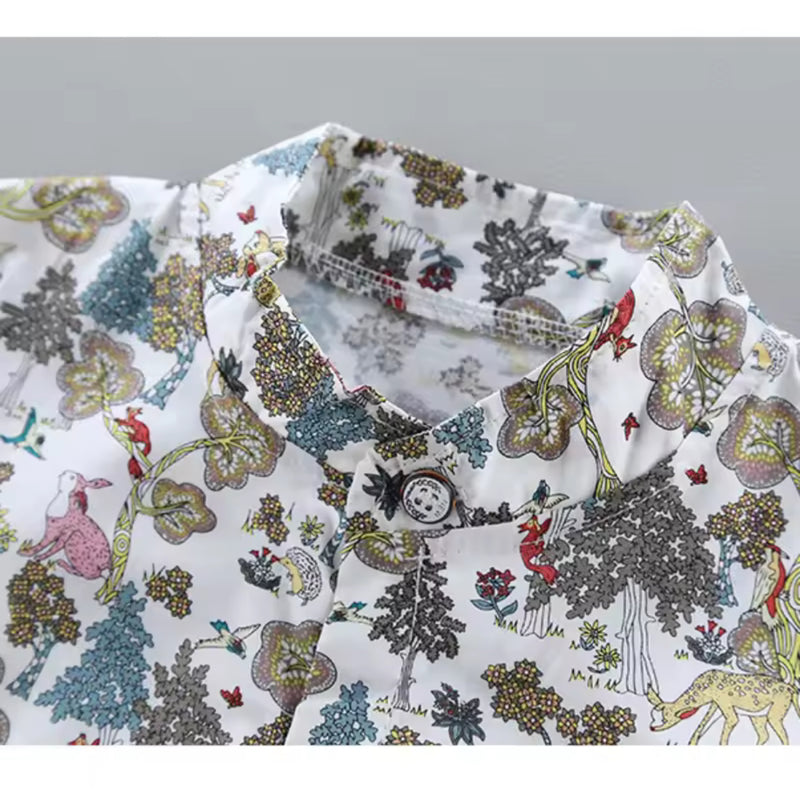 Summer Children Clothes Suit Baby Boys Cartoon Shirt  876208 - TUZZUT Qatar Online Shopping