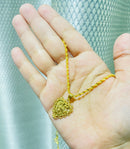 Heart Necklaces For Women Girls Jewellery Gifts Love Charm Pendant Chain Bridal S4475117 - TUZZUT Qatar Online Shopping