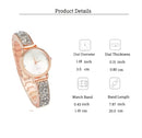 Simple Lady Quartz Watch + Bracelet Set Fancy Women 407885 - TUZZUT Qatar Online Shopping