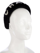 Black and White Shearling Headband S5020436 - TUZZUT Qatar Online Shopping