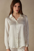 Long Sleeve Silk Shirt B-18888