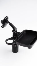 Green Lion Multi Functional Car Mobile Holder + CUP Holder + Food Tray - TUZZUT Qatar Online Shopping