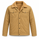 Men’s Camel Tan Sherpa-Lined Jacket NS37