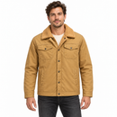 Men’s Camel Tan Sherpa-Lined Jacket NS37