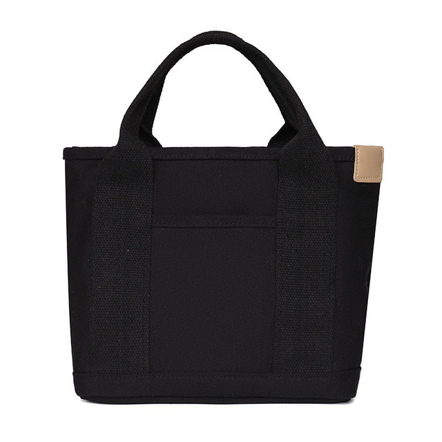 Canvas Bento Bag New Handbag Women Large Capacity Handbag Shoulder Bags S234672