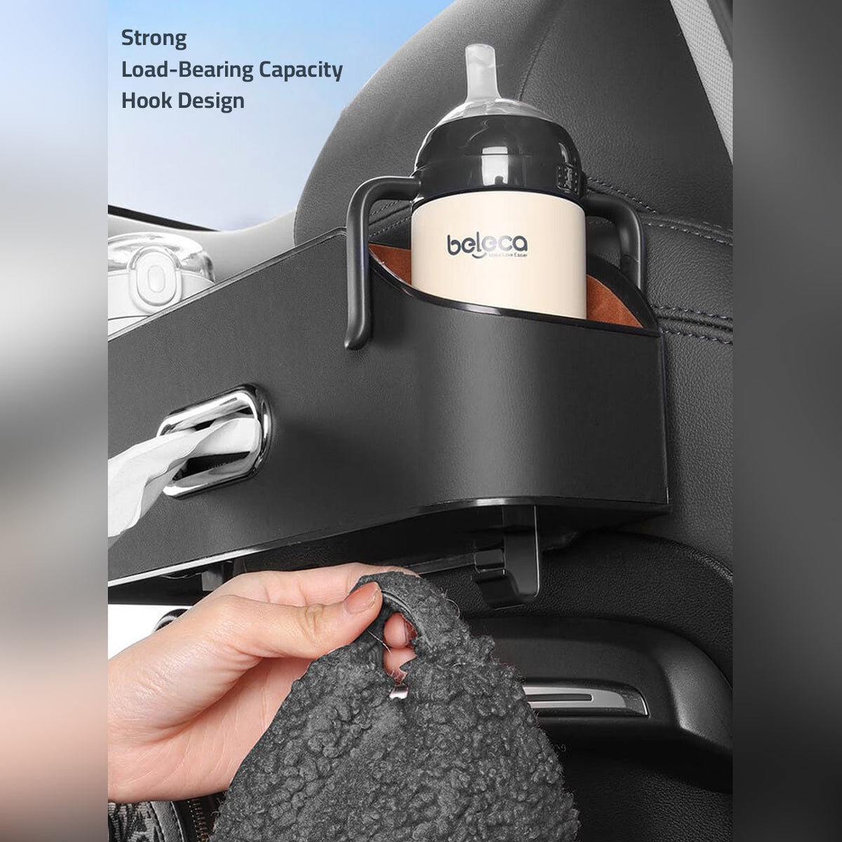 Car Seat Headrest Storage Organizer Box, Car Seat Cup, Tissue Box Holder, Mobile Holder B-117200 Car Seat Headrest Storage Organizer Box, Car Seat Cup, Tissue Box Holder, Mobile Holder B-117200