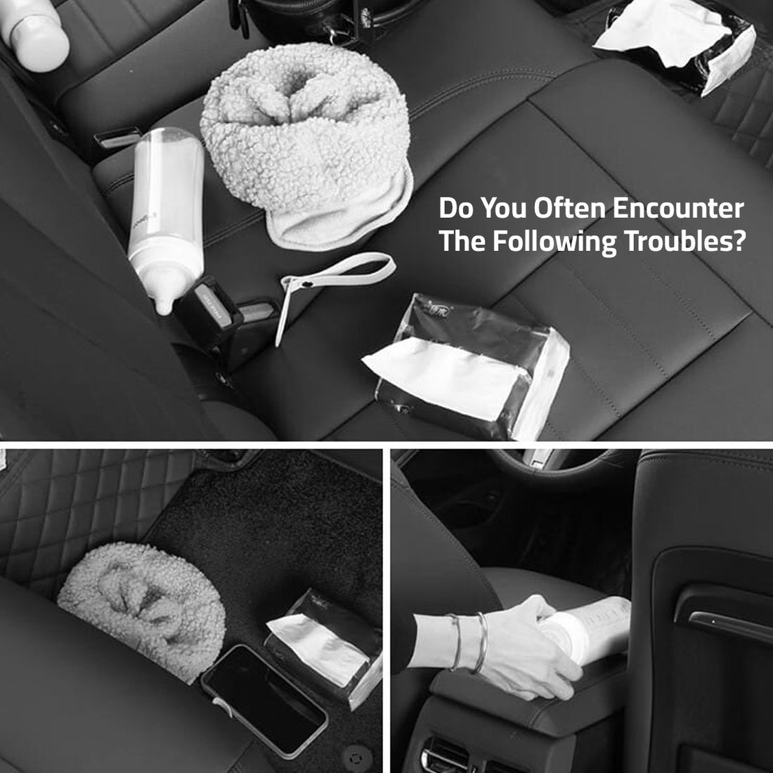 Car Seat Headrest Storage Organizer Box, Car Seat Cup, Tissue Box Holder, Mobile Holder B-117200 Car Seat Headrest Storage Organizer Box, Car Seat Cup, Tissue Box Holder, Mobile Holder B-117200