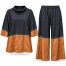 Women’s Charcoal & Caramel Dip-Dye Two-Piece Set YD75