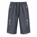 Men’s Charcoal Grey Three-Quarter Sports Trousers YD49