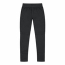 Charcoal Black Full-Length Leggings with Wide Elastic Waist NS01