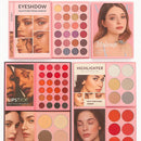 ONEYIOO 67-Color 5 Page Book Palette – All-in-One Makeup Collection - TUZZUT Qatar Online Shopping